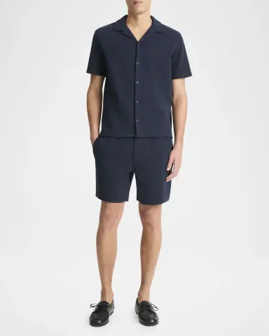 Vince Men 's Boucle Pull-On Shorts | Thumbnail 4 Vince Men 's Boucle Pull-On Shorts | Thumbnail 4