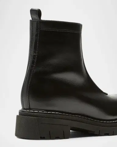 La Canadienne Delta Shearling-Lined Leather Booties | Thumbnail 3