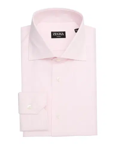 Zegna Men's Micro-Check Trofeo Cotton Dress Shirt | Thumbnail 3 Zegna Men's Micro-Check Trofeo Cotton Dress Shirt | Thumbnail 3