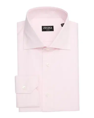Zegna Men's Micro-Check Trofeo Cotton Dress Shirt | Thumbnail 1 Zegna Men's Micro-Check Trofeo Cotton Dress Shirt | Thumbnail 1