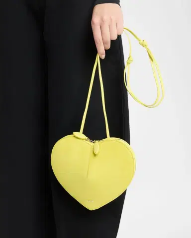 Alaïa Le Coeur Crossbody Bag in Suede | Thumbnail 2 Alaïa Le Coeur Crossbody Bag in Suede | Thumbnail 2