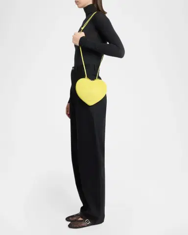 Alaïa Le Coeur Crossbody Bag in Suede | Thumbnail 5 Alaïa Le Coeur Crossbody Bag in Suede | Thumbnail 5