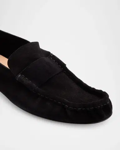 The Row Calf Suede Slip-On Loafers | Thumbnail 5