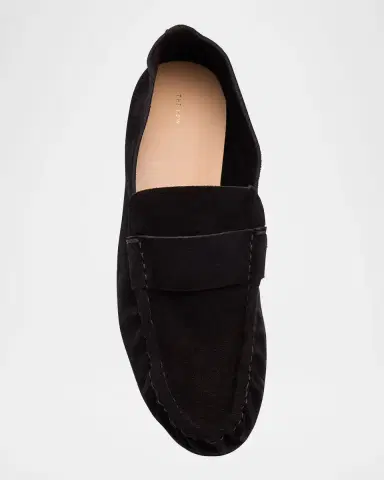 The Row Calf Suede Slip-On Loafers | Thumbnail 6