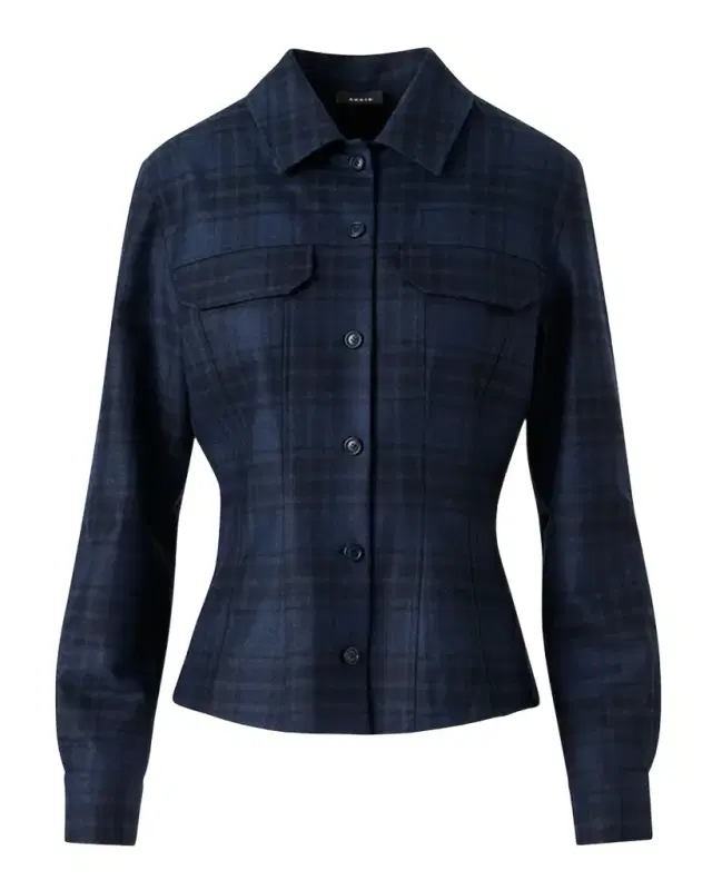 Long-Sleeve Check Flannel Shirt