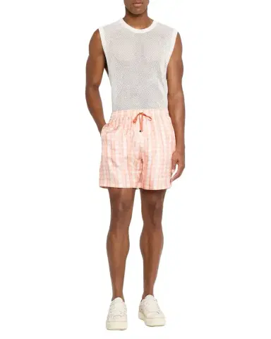 AMIRI Men's Silk MA Quad Bowling Shorts | Thumbnail 1 AMIRI Men's Silk MA Quad Bowling Shorts | Thumbnail 1