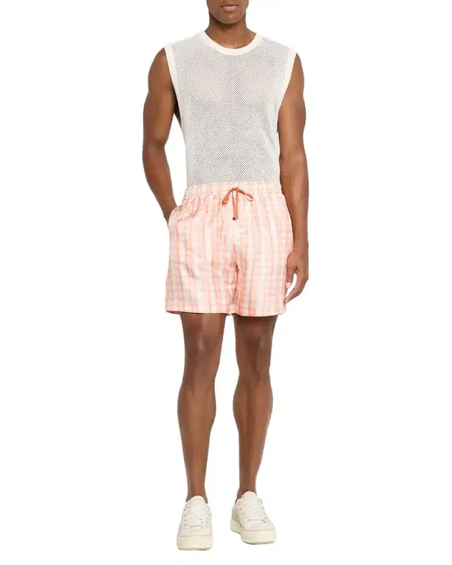Amiri Men 's Silk MA Quad Bowling Shorts