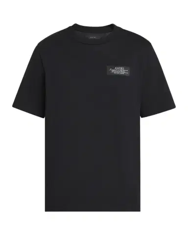 Amiri Men's Label Cotton T-Shirt | Thumbnail 1