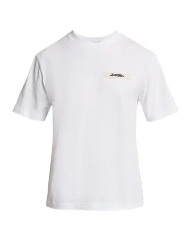 Jacquemus Men's Grosgrain Logo Crewneck T-Shirt | Thumbnail 1