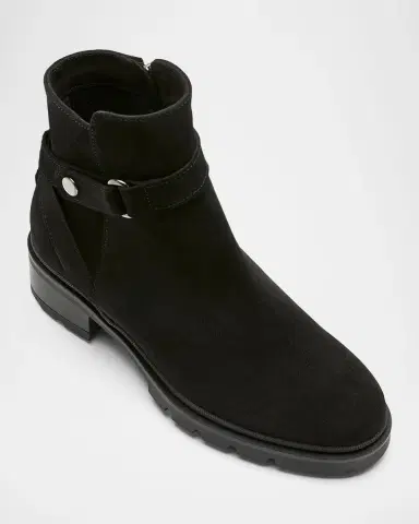 La Canadienne Steven Suede Ankle Booties | Thumbnail 3