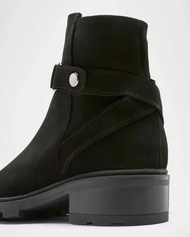 La Canadienne Steven Suede Ankle Booties | Thumbnail 4
