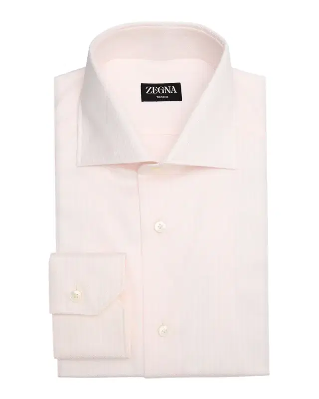 ZEGNA Men 's Candy Stripe Trofeo Twill Dress Shirt