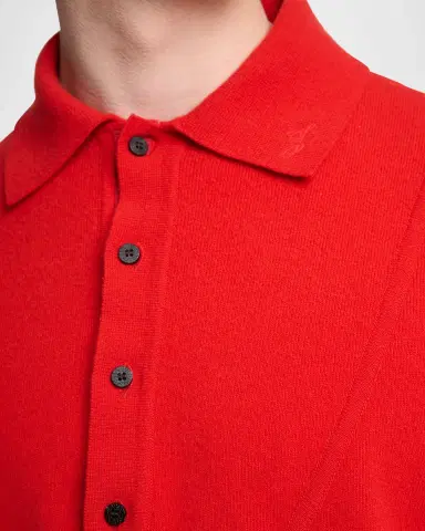 Jacquemus Men's Doppio Wool and Nylon Cardigan | Thumbnail 5