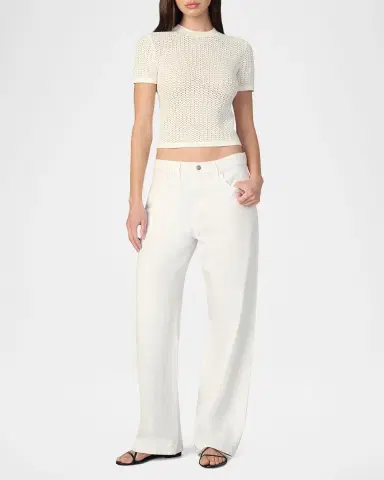 Joe's Jeans The Crochet Baby Tee | Thumbnail 2