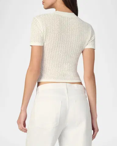 Joe's Jeans The Crochet Baby Tee | Thumbnail 3
