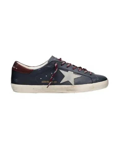 Golden Goose Men's Super-Star Leather Low-Top Sneakers | Thumbnail 1 Golden Goose Men's Super-Star Leather Low-Top Sneakers | Thumbnail 1