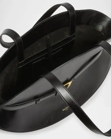 Balmain Shuffle Medium Belt Shoulder Bag in Calfskin | Thumbnail 4