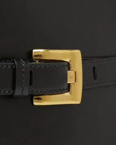 Balmain Shuffle Medium Belt Shoulder Bag in Calfskin | Thumbnail 6