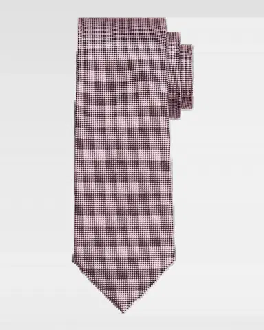 Zegna Men's Tic-Weave Silk Tie | Thumbnail 2