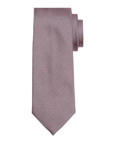 Zegna Men's Tic-Weave Silk Tie | Thumbnail 1