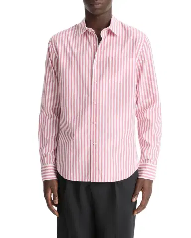 Vince Men's Hermosa Stripe Sport Shirt | Thumbnail 1 Vince Men's Hermosa Stripe Sport Shirt | Thumbnail 1