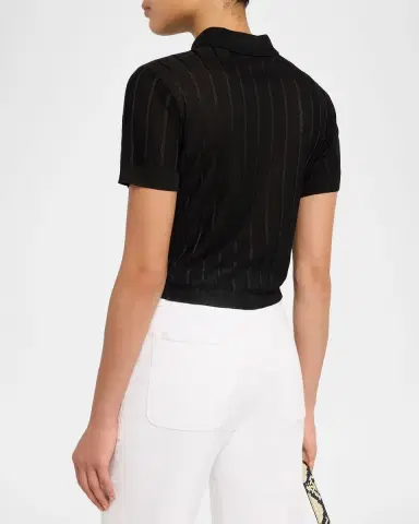 FRAME The Ribbed Polo Shirt | Thumbnail 3
