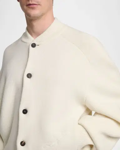 Jacquemus Men's Wool Oversized Cardigan | Thumbnail 5 Jacquemus Men's Wool Oversized Cardigan | Thumbnail 5