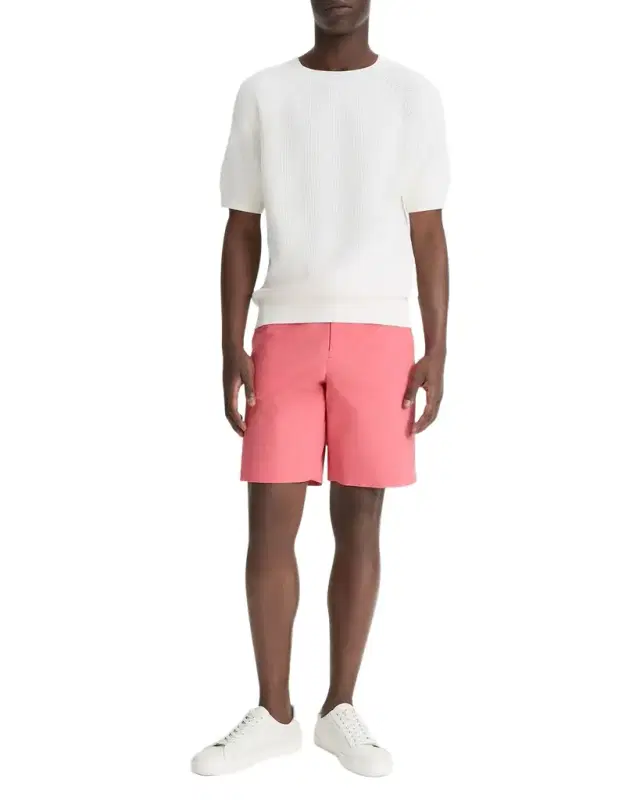 Vince Men 's Italian Cotton Extended-Tab Shorts