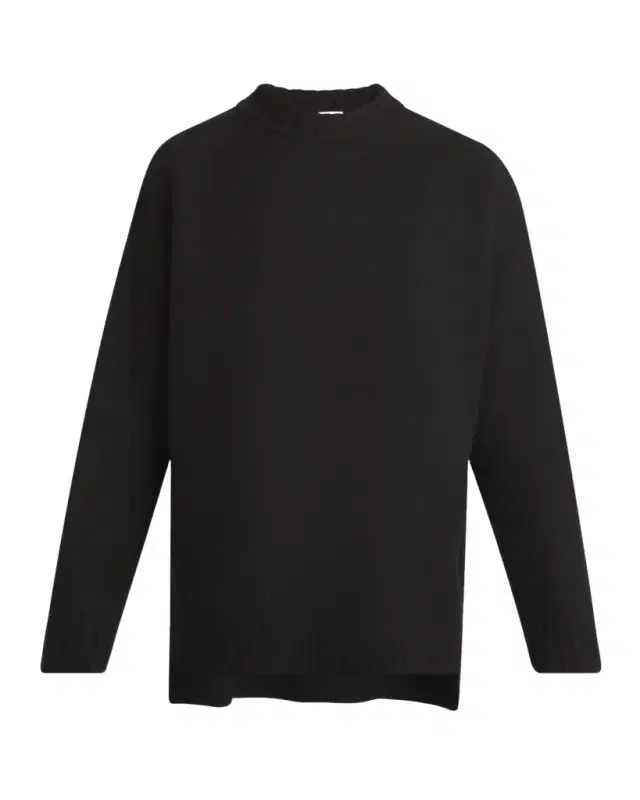 Jil Sander Superfine Merino Wool Oversized Crewneck Sweater