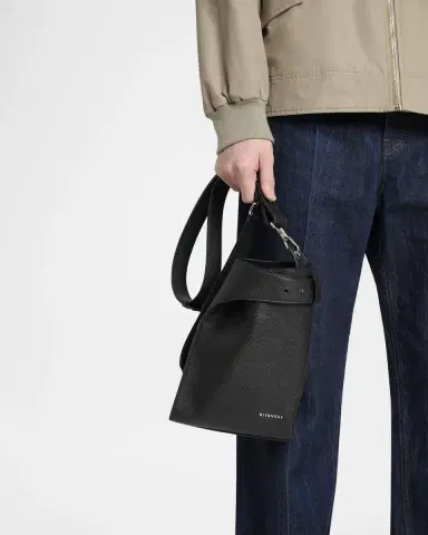 Givenchy Men's Small Belted Leather Crossbody Bag | Thumbnail 2