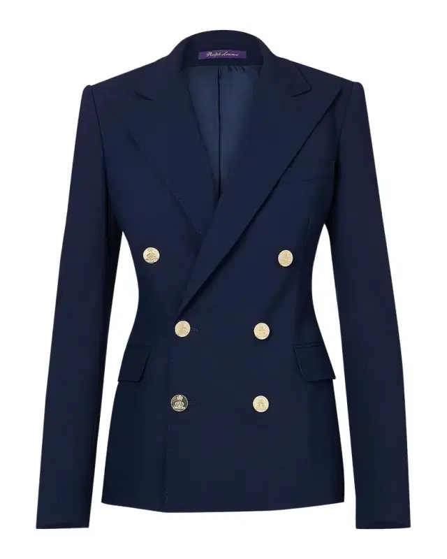Ralph Lauren Collection Camden Wool Crepe Jacket
