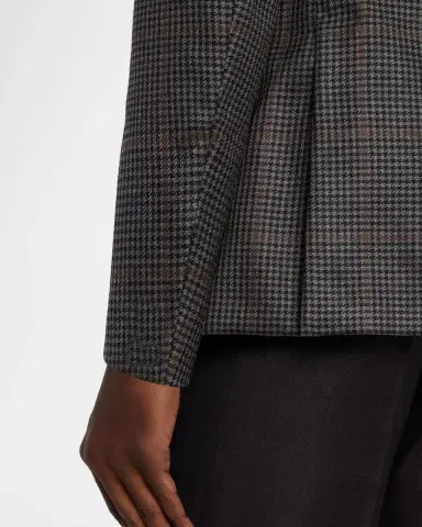 Zegna Men's Cashmere and Silk Houndstooth Check Sport Coat | Thumbnail 8