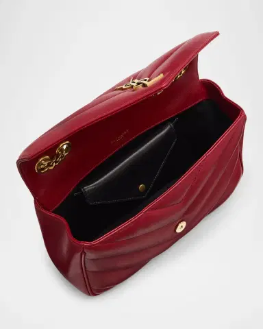 Saint Laurent Loulou Small YSL Shoulder Bag in Quilted Leather | Thumbnail 3 Saint Laurent Loulou Small YSL Shoulder Bag in Quilted Leather | Thumbnail 3
