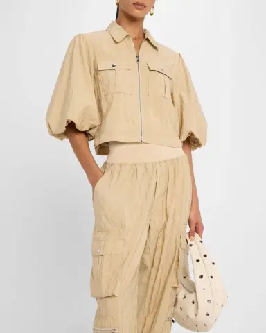 Cinq à Sept Ottie Short-Sleeve Jacket | Thumbnail 4
