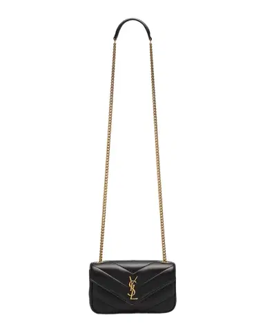 Saint Laurent Loulou Mini YSL Chain Crossbody Bag in Quilted Leather | Thumbnail 1