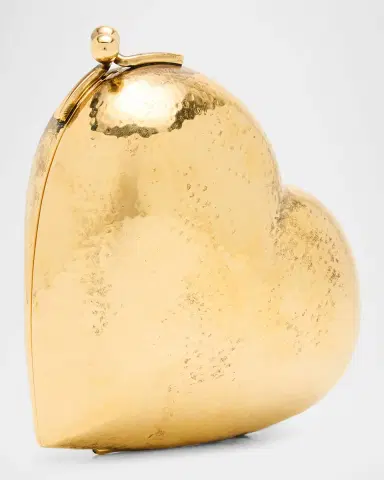 Saint Laurent Mini YSL Minaudiere in Brass | Thumbnail 3 Saint Laurent Mini YSL Minaudiere in Brass | Thumbnail 3
