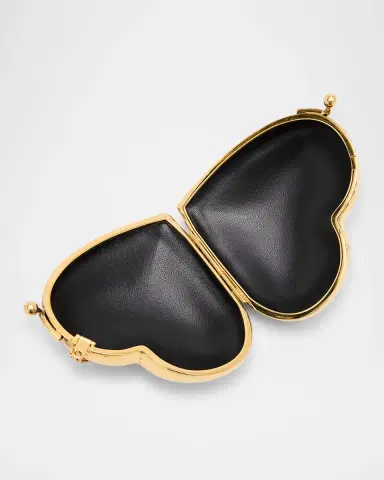 Saint Laurent Mini YSL Minaudiere in Brass | Thumbnail 4 Saint Laurent Mini YSL Minaudiere in Brass | Thumbnail 4