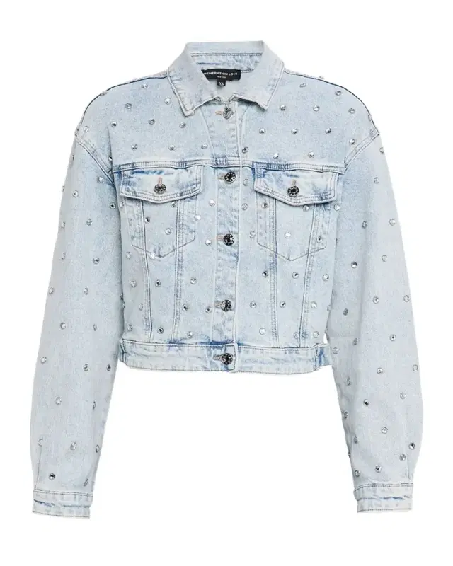 Generation Love Toddie Embellished Denim Jacket