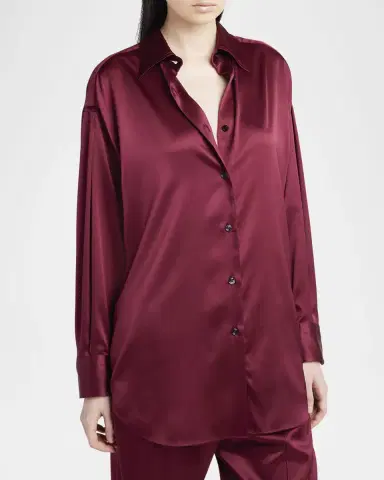 Tom Ford Button-Down Silk Shirt | Thumbnail 4 Tom Ford Button-Down Silk Shirt | Thumbnail 4