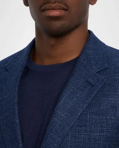 Zegna Men's Textured Winter Crossover Blazer | Thumbnail 5
