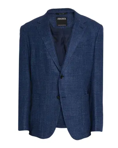 Zegna Men's Textured Winter Crossover Blazer | Thumbnail 1