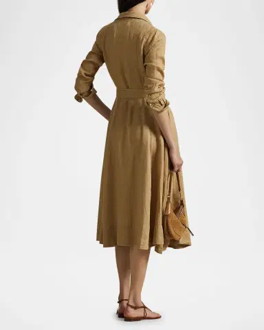 Polo Ralph Lauren Belted Linen Shirtdress | Thumbnail 3 Polo Ralph Lauren Belted Linen Shirtdress | Thumbnail 3
