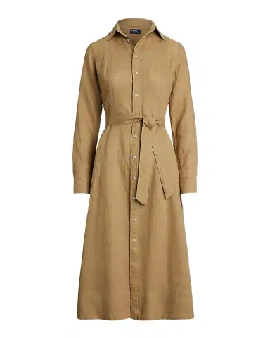 Polo Ralph Lauren Belted Linen Shirtdress | Thumbnail 1 Polo Ralph Lauren Belted Linen Shirtdress | Thumbnail 1
