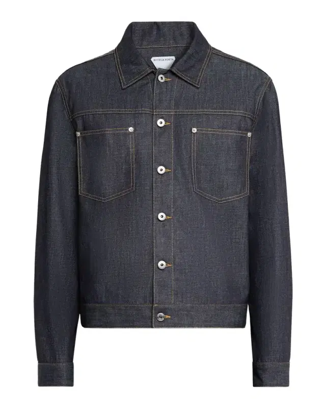 Bottega Veneta Men 's Indigo Denim Jacket