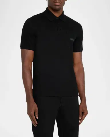 Givenchy Men's Cotton Piqué Polo Shirt | Thumbnail 4