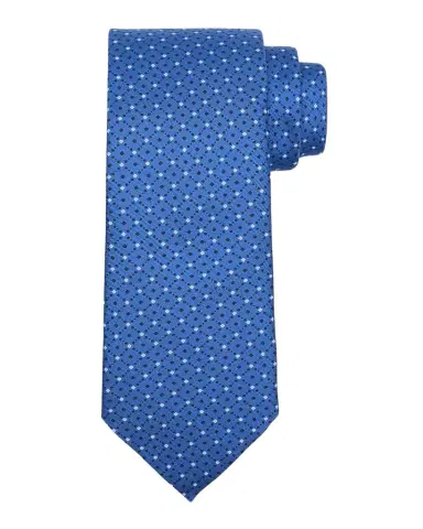 Zegna Men's Diamond-Print Silk Tie | Thumbnail 1