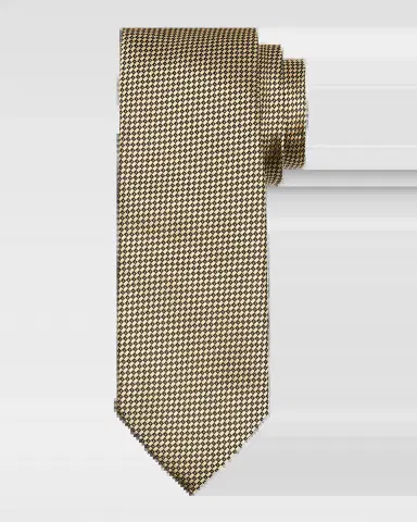Zegna Men's Neat Micro-Jacquard Silk Tie | Thumbnail 2 Zegna Men's Neat Micro-Jacquard Silk Tie | Thumbnail 2