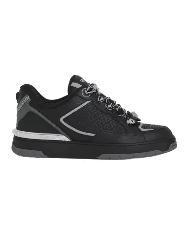 Versace Men's Biggie Basket Leather Sneakers | Thumbnail 1 Versace Men's Biggie Basket Leather Sneakers | Thumbnail 1