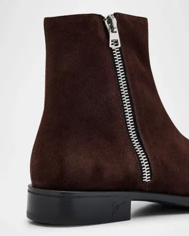 Giuseppe Zanotti Men's Sorrento Suede Ankle Boots | Thumbnail 3 Giuseppe Zanotti Men's Sorrento Suede Ankle Boots | Thumbnail 3