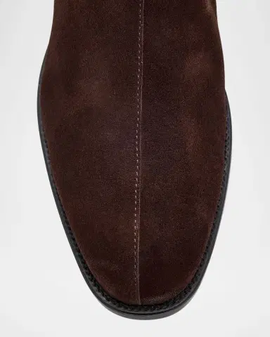 Giuseppe Zanotti Men's Sorrento Suede Ankle Boots | Thumbnail 4 Giuseppe Zanotti Men's Sorrento Suede Ankle Boots | Thumbnail 4